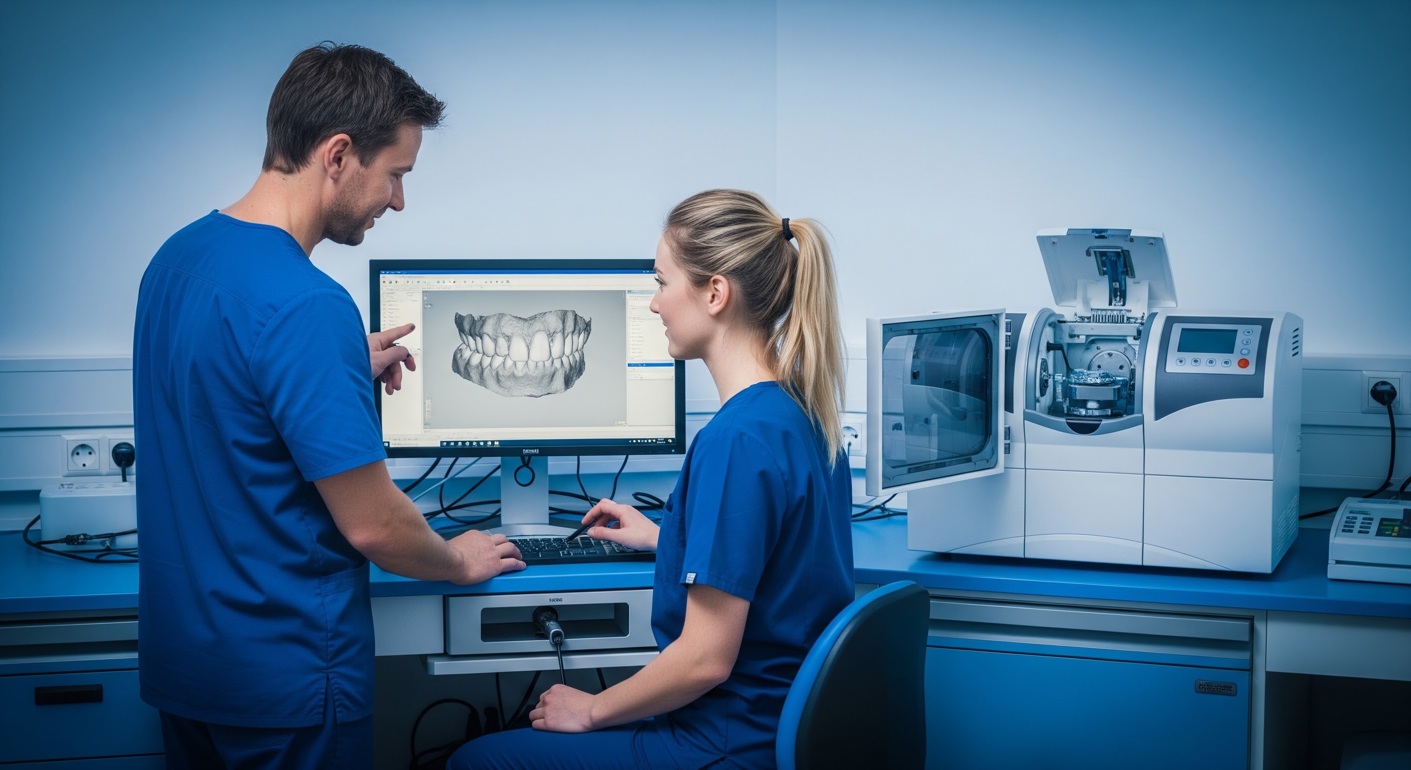 Centro de fresado dental con tecnología digital
